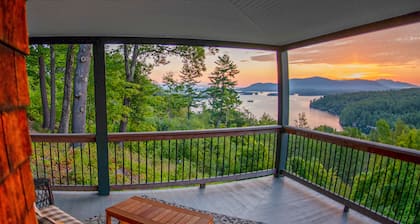 Home with beach access, incredible water views, washer/dryer & golf nearby