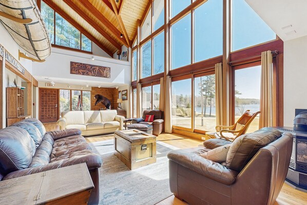 TV, fireplace, video games, DVD player