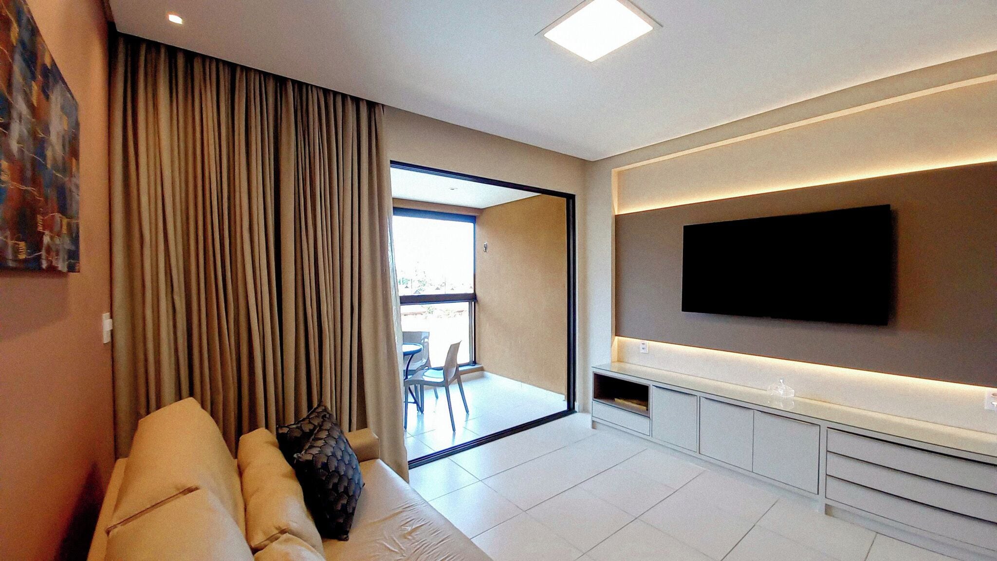 Apartamento familiar, vistas a la piscina | Sala de estar