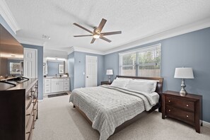 3 soveværelser, skrivebord, strygejern/strygebræt, gratis Wi-Fi