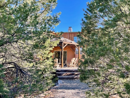 Exterior. At Home in the Enchanted Forest of Carson between Taos & Ojo Caliente!