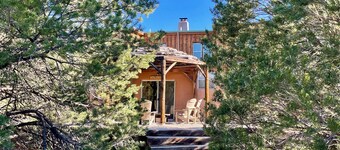 At Home in the Enchanted Forest of Carson between Taos & Ojo Caliente!