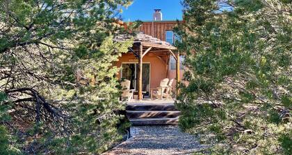 At Home in the Enchanted Forest of Carson between Taos & Ojo Caliente!