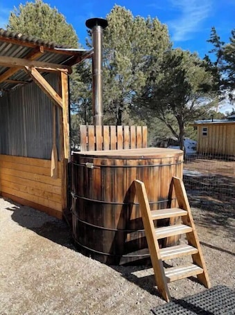 Property grounds. Ranch House Respite outside Taos, New Mexico!