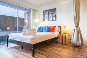 1 室のベッドルーム、アイロン / アイロン台、WiFi (無料)、ベッドシーツ