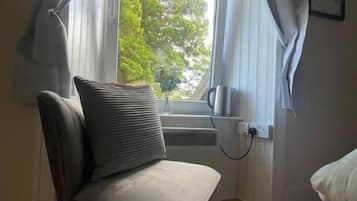 Economy Double Room | Premium bedding, laptop workspace, blackout curtains, iron/ironing board