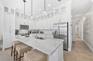 Fridge, microwave, oven, stovetop - Walk to Seacrest Beach, Resort Pool | Modern 3BDR | Free Wheelin by AvantStay (Inlet Beach)