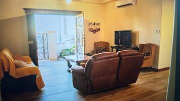 TV connectée, cheminée