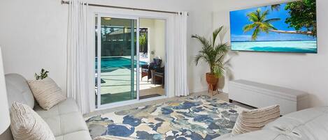 Smart TV, ping pong, books