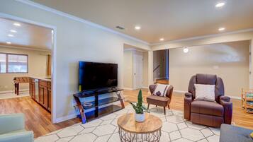 Smart TV, caminetto, Netflix, servizi in streaming