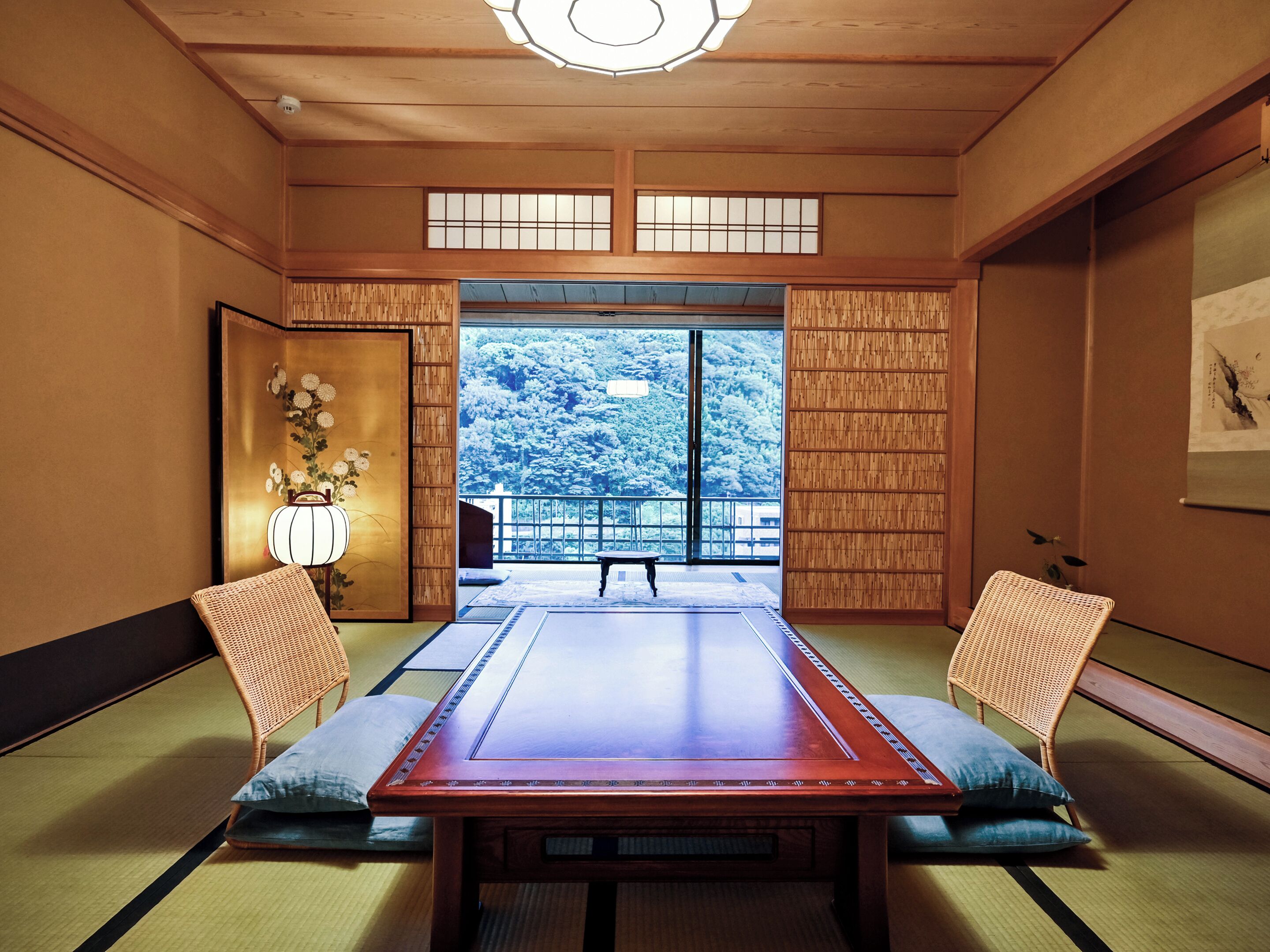 [Type B] Japanese Style Room, Private indoor hot spring, (56+sqm), Smoking | In-room safe, individually decorated, individually furnished, desk