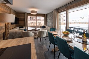 Dining - Olvera 204 - New apartment on the slopes with large terrace (VALMEINIER)