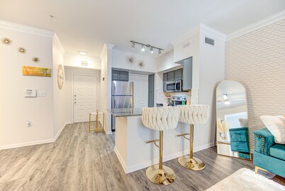 Modern Luxury apt, med center, mins from downtown