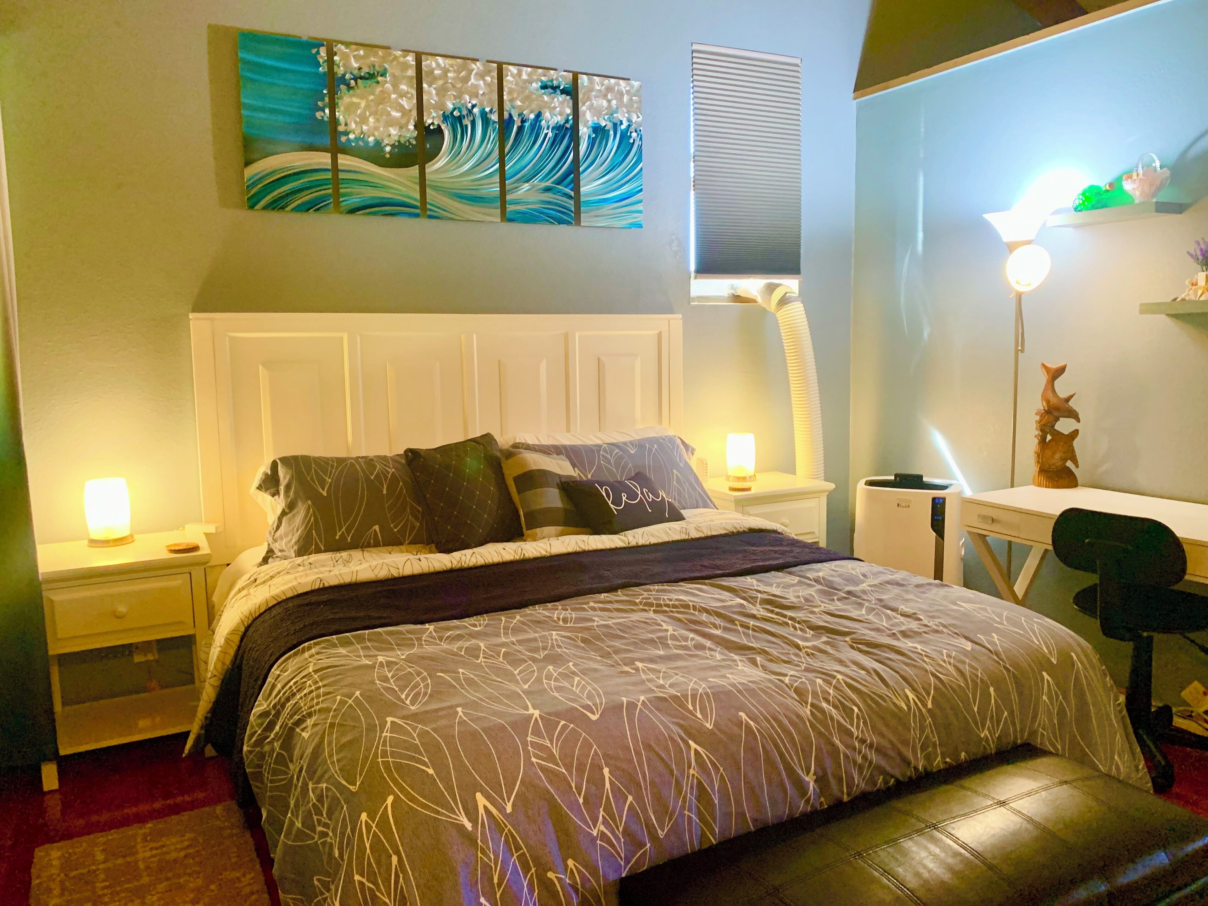 2 bedrooms, desk, travel crib, free WiFi