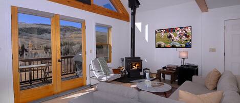 電視、壁爐、 辦公室