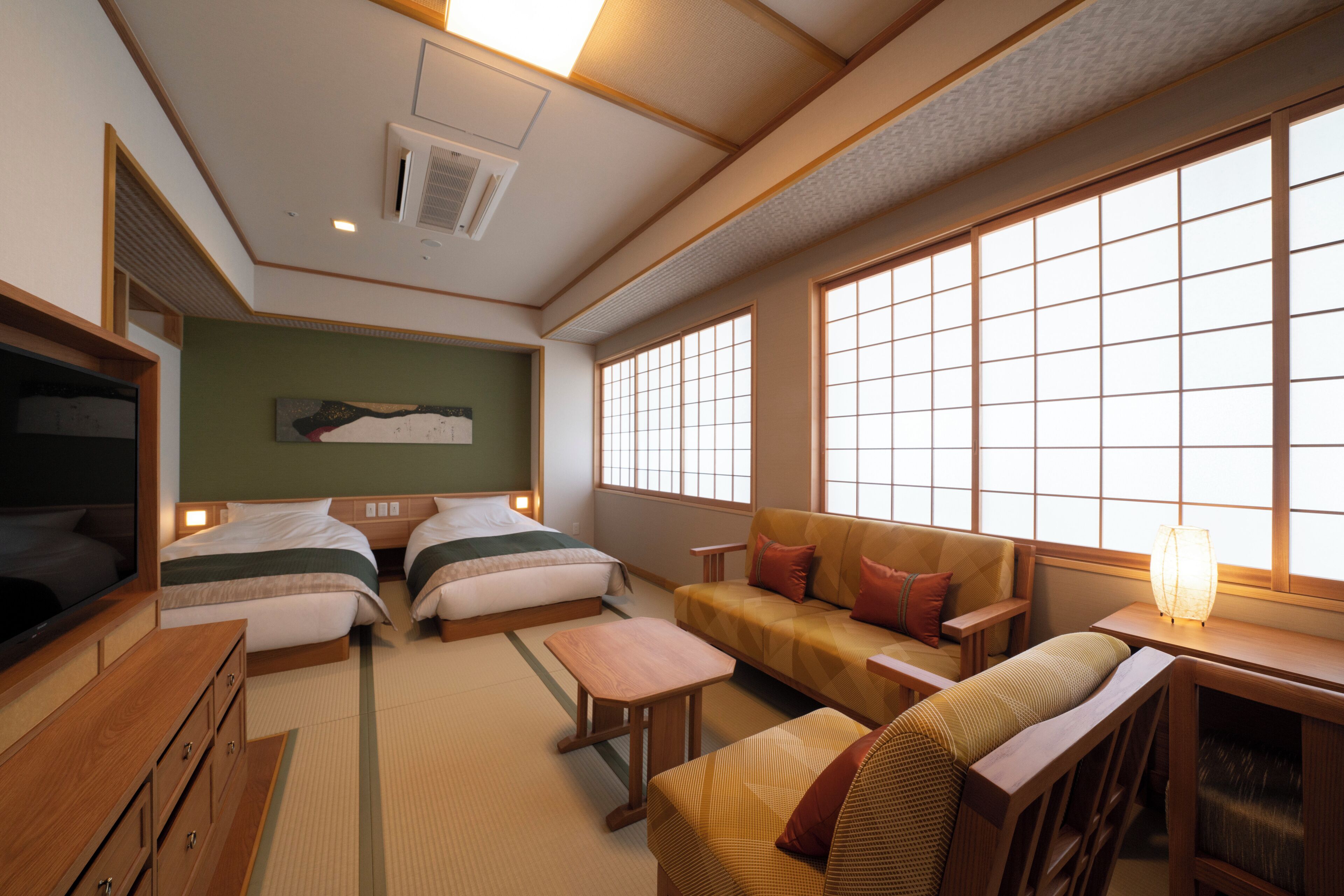 Deluxe Quadruple Room, Multiple Beds, Non Smoking, Bathtub | In-room safe, desk, iron/ironing board, free WiFi