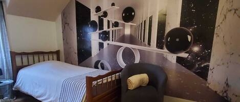 2 chambres, lit parapluie, Wi-Fi gratuit, draps fournis