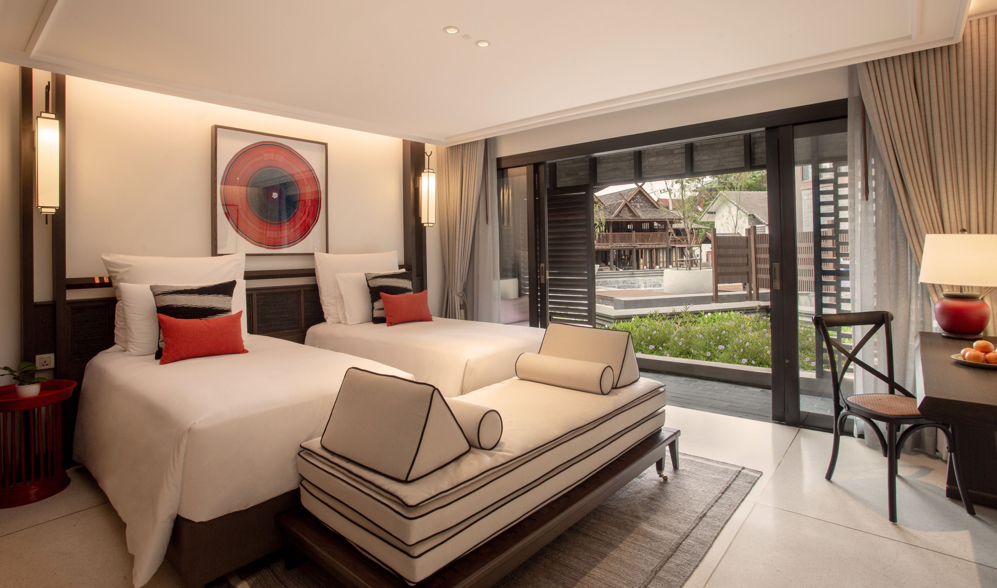Deluxe Room, Balcony | Cadar kapas Mesir, peralatan tempat tidur premium 