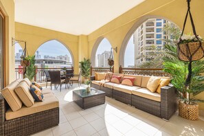 Apartamento, 2 quartos, acessível, para fumantes | Terraço/pátio