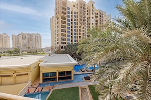 Apartment, 2 Bedrooms, Accessible, Smoking | Pool | Outdoor pool - Large Terrace and Pool View - 2 Br - Next to Mall (Dubai)