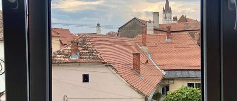 Huoneisto, 1 makuuhuone, näköala puutarhaan | Olohuone