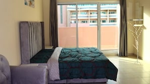 Studio, 1 Bedroom, Accessible, Balcony | 1 bedroom - Discovery Gardens - Stunning Studio With Balcony And Free Parking (Dubai)