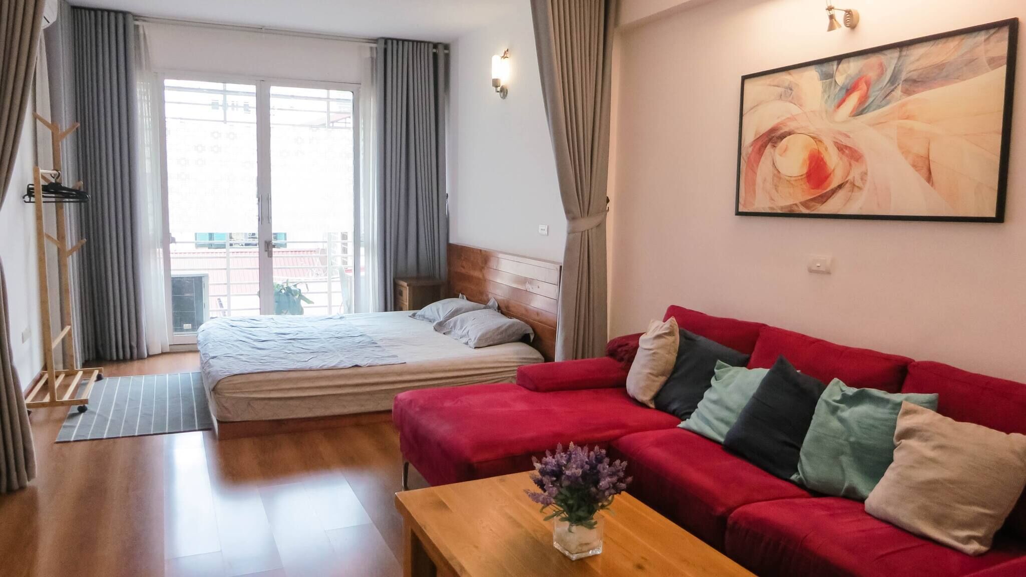 2 bedrooms, bed sheets