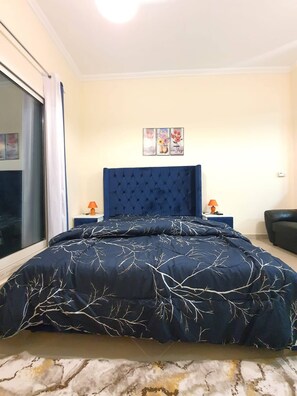 Apartment, 1 Schlafzimmer, barrierefrei, Balkon | 1 Schlafzimmer