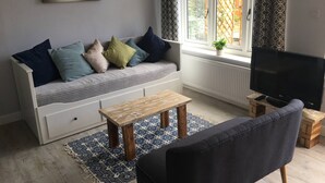 Ferienhaus, 2 Schlafzimmer, Terrasse | Lounge
