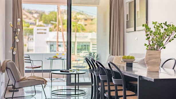 Living room - Sanders River Plaza - Jolly 2 Bedroom Apartment With Balcony (Limassol)
