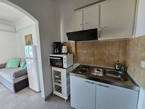 아파트, 침실 1개, 발코니, 바다 전망 | 전용 주방