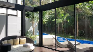 Villa, 1 Bedroom | Living area | TV