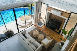 23-inch LED TV with satellite channels, TV - Inara Villa (Nusa Dua)