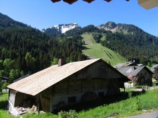 Exterior - 1st floor, balcony, parking, tv, ski locker, 28m², Châtel (Châtel)