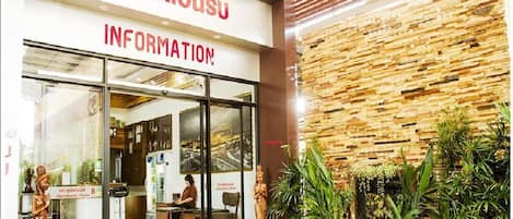 Façade de l’hébergement