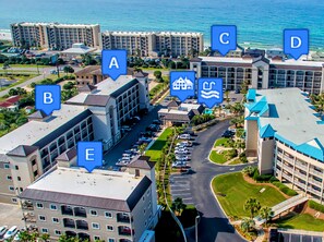 Exterior - ☀️January Snowbird Discounts! ☀️ 3BR • Walk2Beach • Heated Pool + Hot Tub • Aler (Miramar Beach)