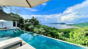 Outdoor pool, an infinity pool