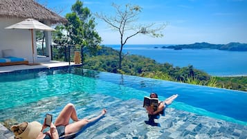 Outdoor pool, an infinity pool