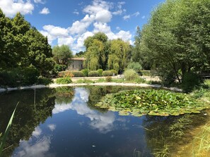 Property grounds - Spa suite in Mas demeure provençale swimming pool & spa (Forcalquier)