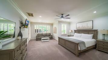 6 室のベッドルーム、デスク、アイロン / アイロン台、WiFi (無料)