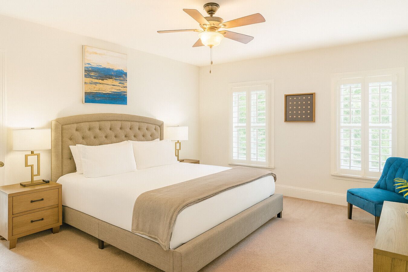 6 bedrooms, desk, iron/ironing board, free WiFi