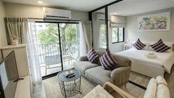 Apartamento, 1 habitación | 1 dormitorio, cortinas opacas, wifi gratis