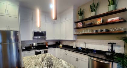 Downtown Whitefish awaits you at Central Ave Suite, Modern luxury.