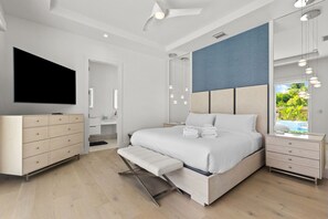 5 bedrooms, iron/ironing board, travel cot, WiFi
