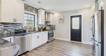 Fully renovated ranch home with large patio and firepit