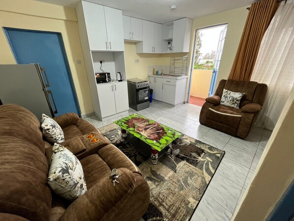 Apartment | Living room - Impeccable 1-bed Apartment Cozy and Comfortable (Kiambu)