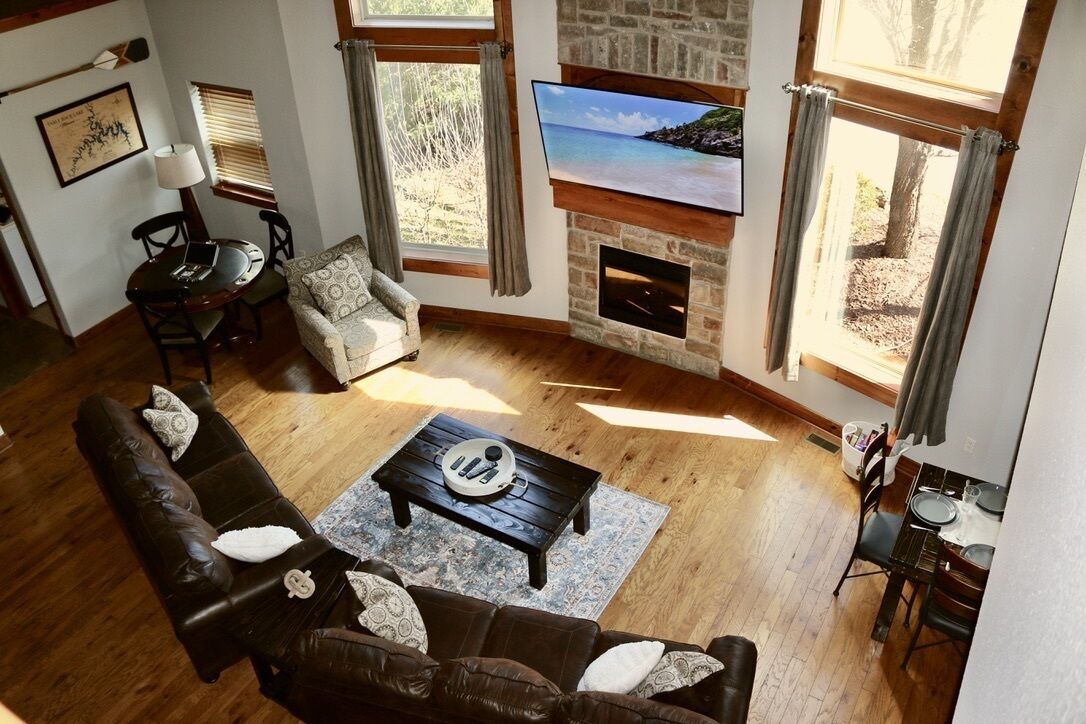 Smart-TV, Kamin, Videospiele