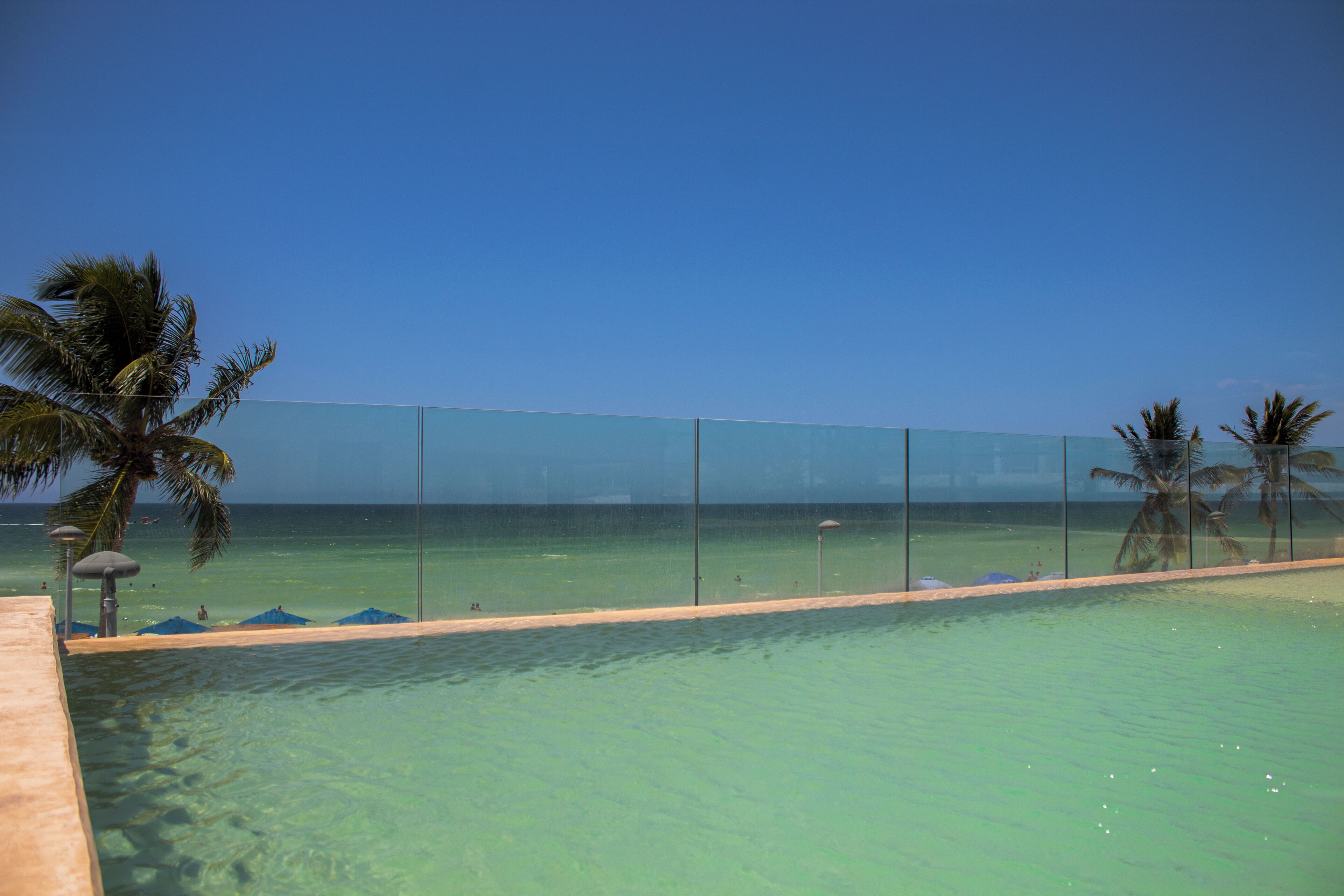 Rooftop pool