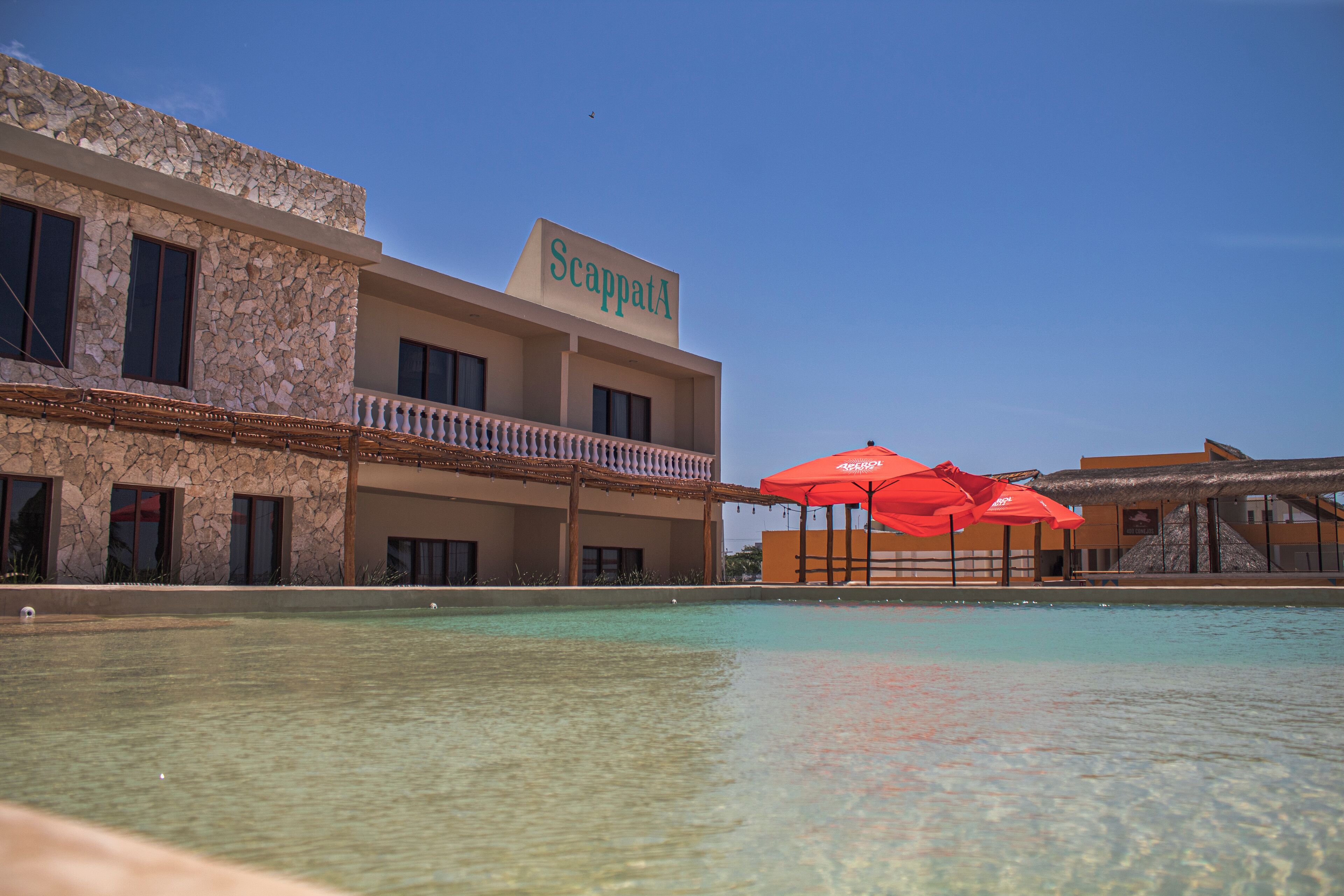 Rooftop pool