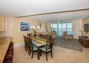 Smart TV, DVD player, books